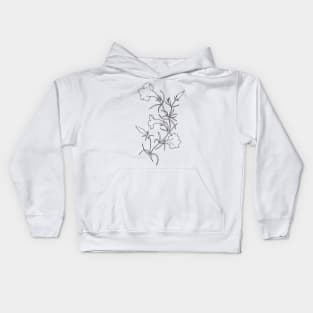 Flower Vine Kids Hoodie